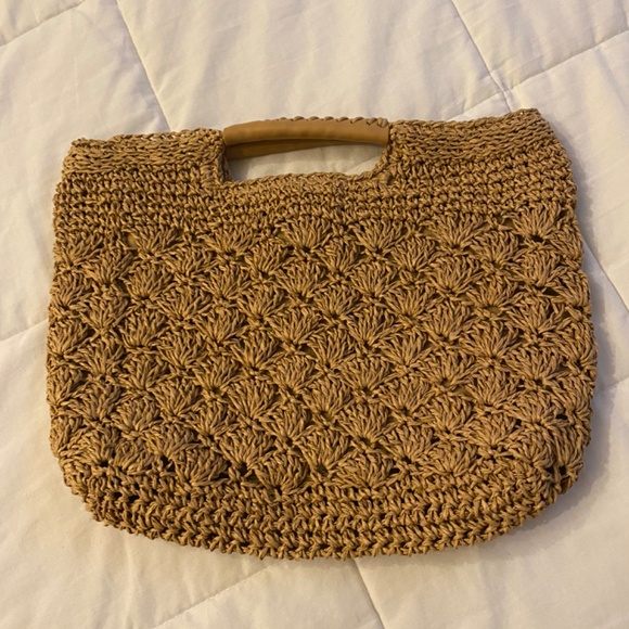 Straw/Crochet Bag - Picture 2 of 4